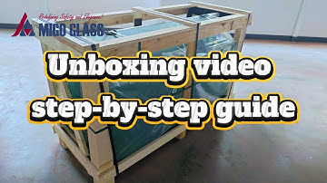 Crossing Crate Glass Package Opening Guide at MIGO GLASS