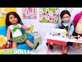 Bonnie Pearl Doll Makes Glam Dress with Sewing Machine! | PLAY DOLLS