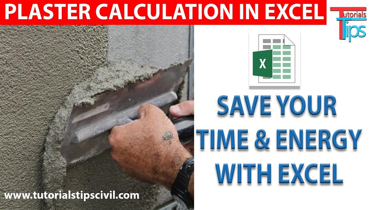 How To Calculate Mortar Quantity In Excel Sheet | Make your Own