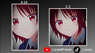 2 PRESET AM UKURAN 9:16 & 1:1🥀 || DJ ARIF DU LEPAS🎶 || SHIRAKAWA CHITOSE💌