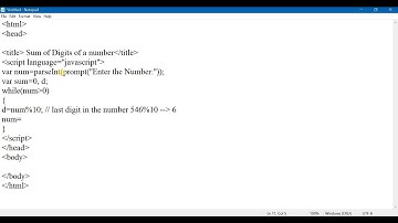 Sum of Digits of a number using javascript