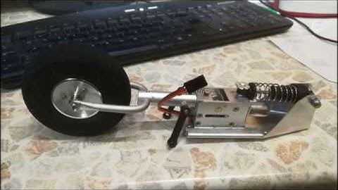 Piper Seneca II 1:5.5 scale nokkapyörä