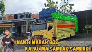 Sensasi Dalam Kabin Truck HDL|| Saat melewati tikungan tajam bikin jantungan