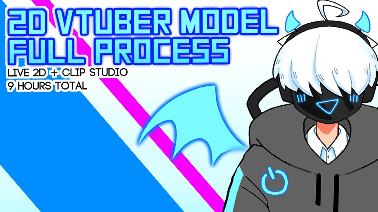 Making a Live2D Vtuber model! 【Art & Rigging Timelapse】 - YouTube