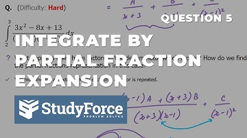Integration with Partial Fractions (Example 5)