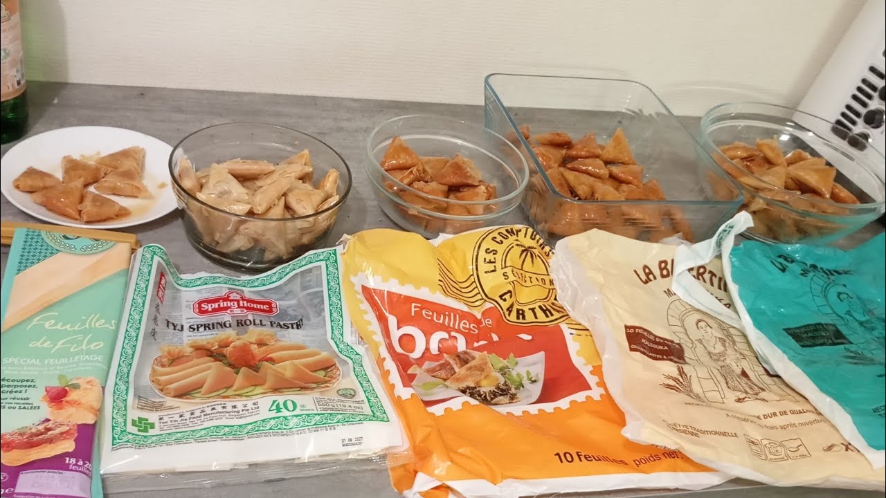 بريوات معسلين طريقة طحن اللوز بلا ميطلق لك الزيت عقدة اللوز أنواع ورقة البسطيلة #تحضيرات_رمضان #طبخ