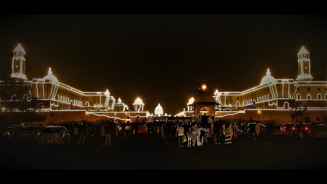 Delhi Lights Independence Day 2017 YouTube