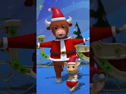 Canta junto con familia de dedos de Santa #shorts #kidslearning #videoshort #babyrhymes #educational