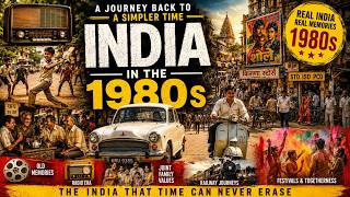 🇮🇳 India in the 1980s — A Journey Back to a Simpler Time | Nostalgic Documentary Experience