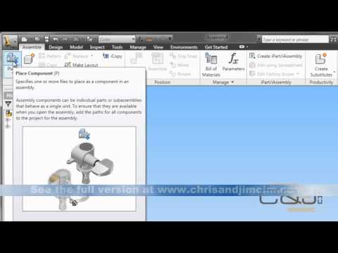 Inventor 2012: Assembly Files.mp4
