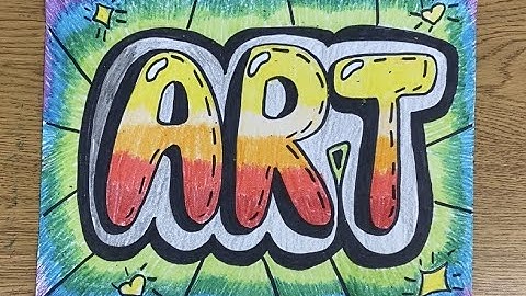 How to Write Easy Bubble Letters