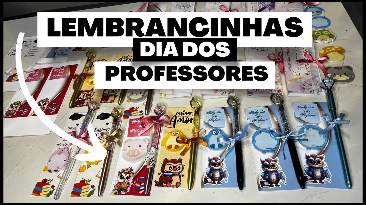 LEMBRANCINHAS PARA O DIA DOS PROFESSORES LINDAS E BARATAS