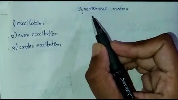 Reason behind types of excitations in Synchronous motor || SAI TEJA || KVS TRICKS ||