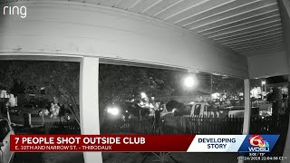 Seven people shot, others injured following shooting outside Thibodaux nightclub