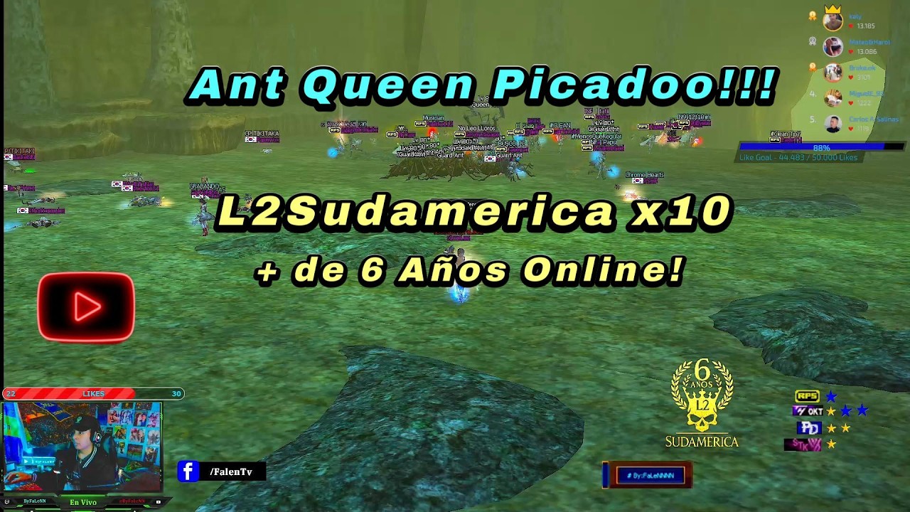 🔴[L2Sudamerica x10 ] Nocturnaa de Suda!!! - 01/03/2026  #mmorpg #l2 #lineage2 #interlude