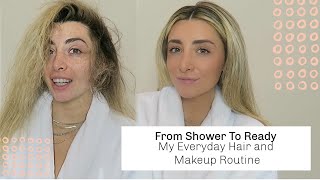 GET READY WITH ME! EVERYDAY EASY HAIR AND MAKEUP! | Lauren Elizabeth