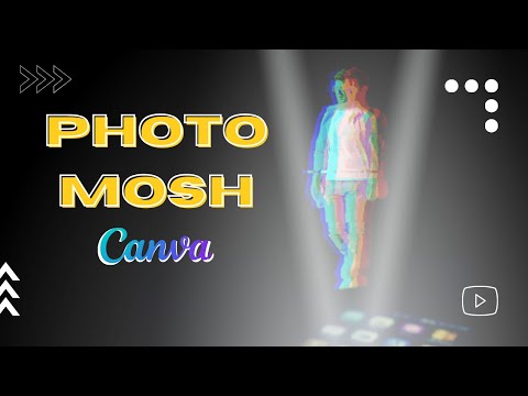 PhotoMosh glitch effect animation with Canva #17 ~ 科幻未來.gif 動畫效果