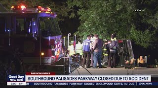 Deadly crash on Palisades Parkway