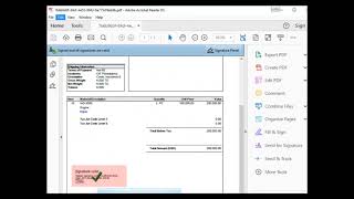 Digital Signature from SAP Business Documents