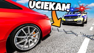 ❄️ ZASTAWIŁEM PUŁAPKI NA POLICJE!? | BeamNG.Drive |