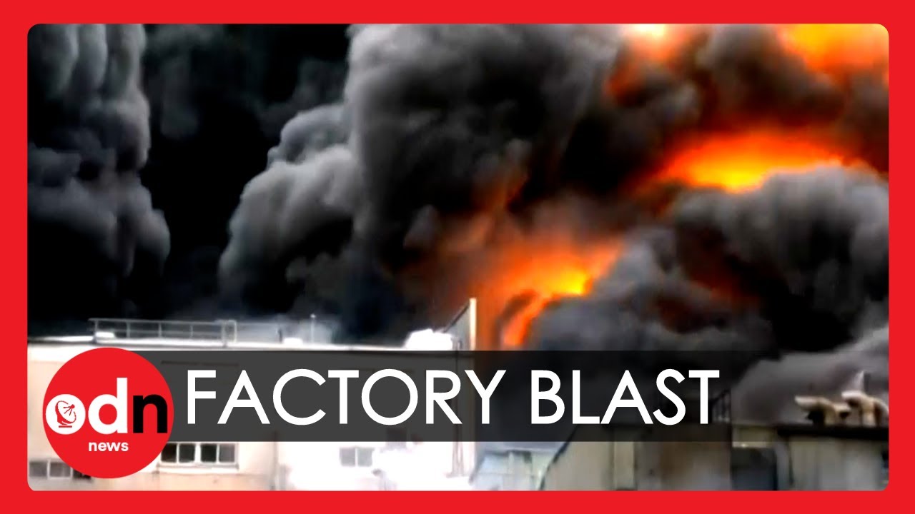 Chaos! Firefighters Battle Blaze for Two Days after Taiwan Factory Explosion