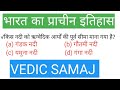 वैदिक समाज महत्वपूर्ण प्रश्न, ऋग्वैदिक, उपनिषद, राजनैतिक एवं सामाजिक vaidik samaj important question