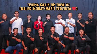 (SECUIL KISAH) TIM TUPAI 02, WALPRI MOBAT MABIT TERCINTA ❤️ | Arumi Bachsin