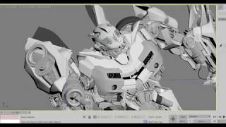 Bumblebee 3D model rigging test [3D Max]