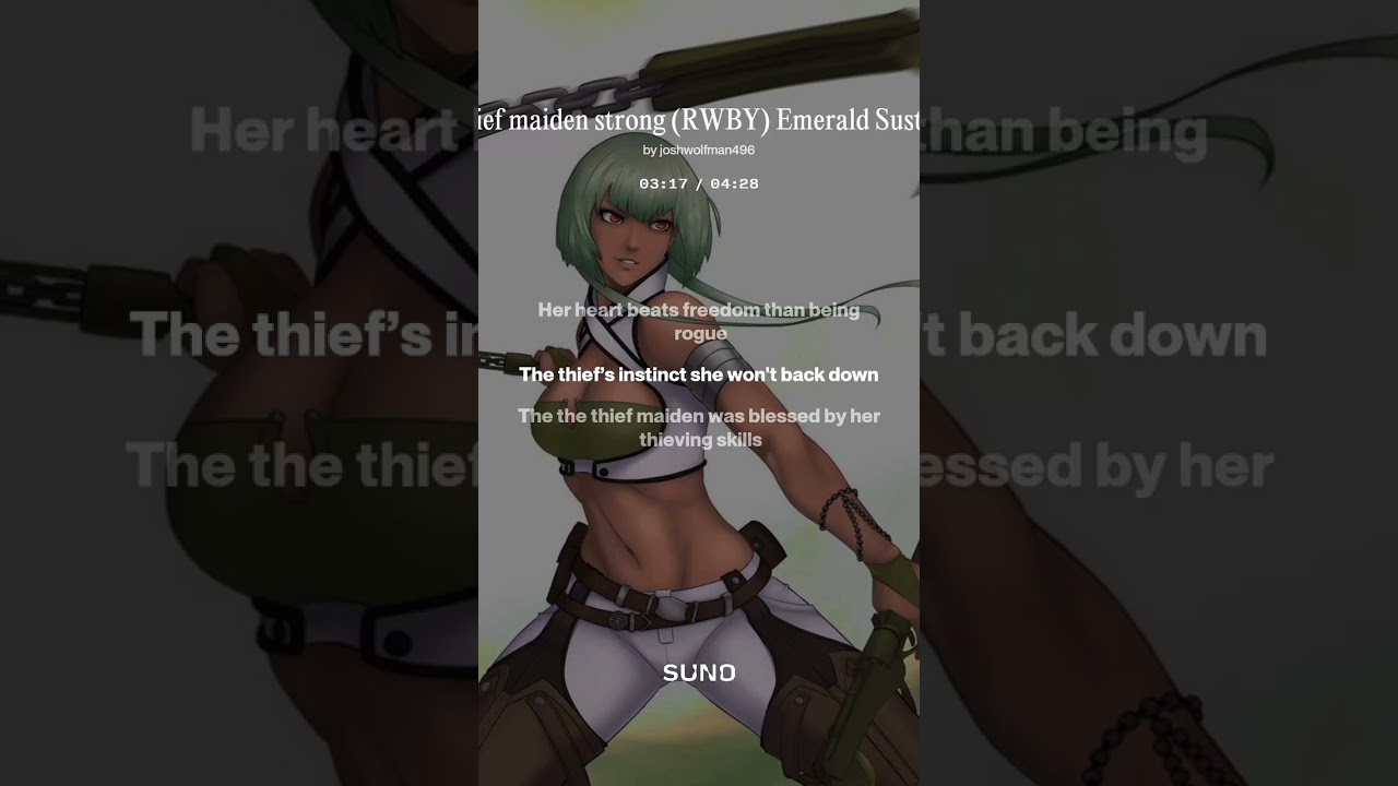 Thief maiden strong (RWBY) emerald Sustrai