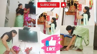 Cleaning House In Saree Vlog, House Cleaning Ke Sath Mobile Bhi Clean Ho Gya