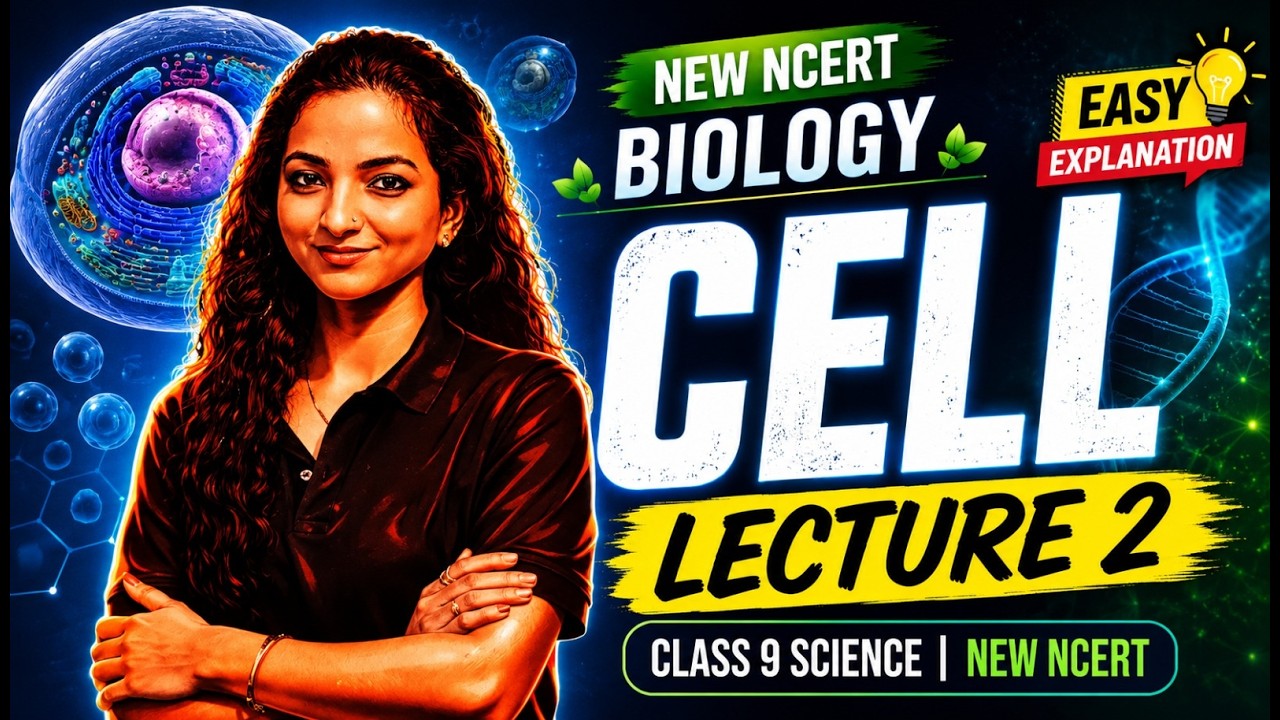 CELL: Class 9 Science Chapter 2 Full Explanation | New NCERT Book | Vibhuti Mam Lec 2