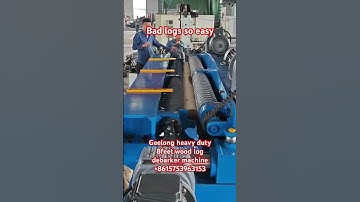 Geelong heavy duty wood log debarker machine 8feet #veneer #plywood