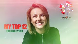 EUROFEST 2020 -  EUROVISION BELARUS 2020 - TOP 12