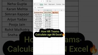 HR Teams Use This Excel Formula Every Day 🔥