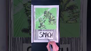 Inktober 2026 No 5 - Smack 🙋‍♂️😿
