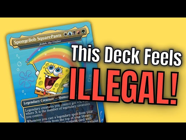 mtg spongebob commander deck SquarePants (Jodah) | BANDING, DAY/NIGHT | Tech | April Fools Edition!! Spongebob Commander Deck