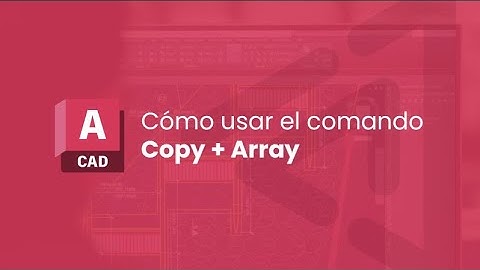 Tutorial AutoCAD: Comando Copy + Array 🪄