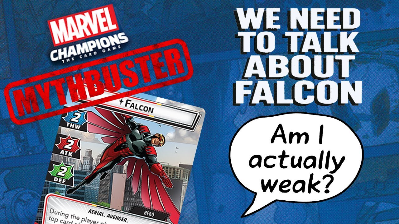 Marvel Champions MYTHBUSTERS | Falcon is WEAK | Versus Expert Ronan & Venom Goblin