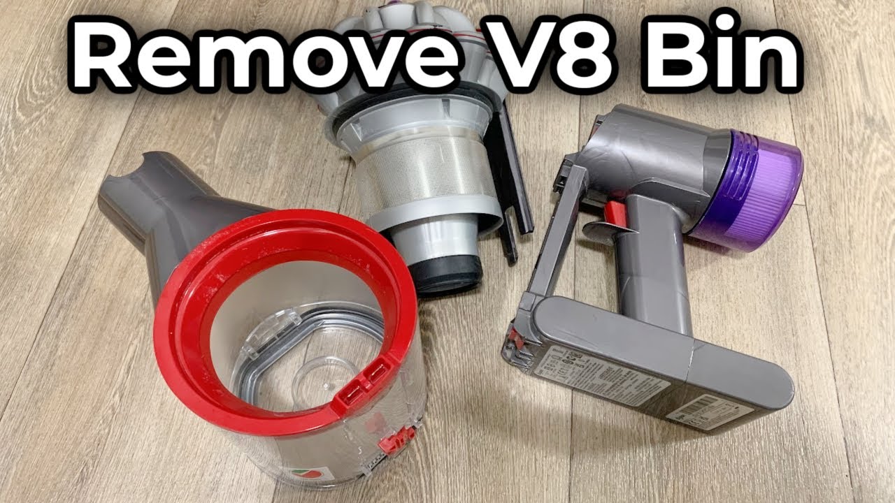 How To Remove Dyson V8 Bin & Cyclone in SECONDS - YouTube