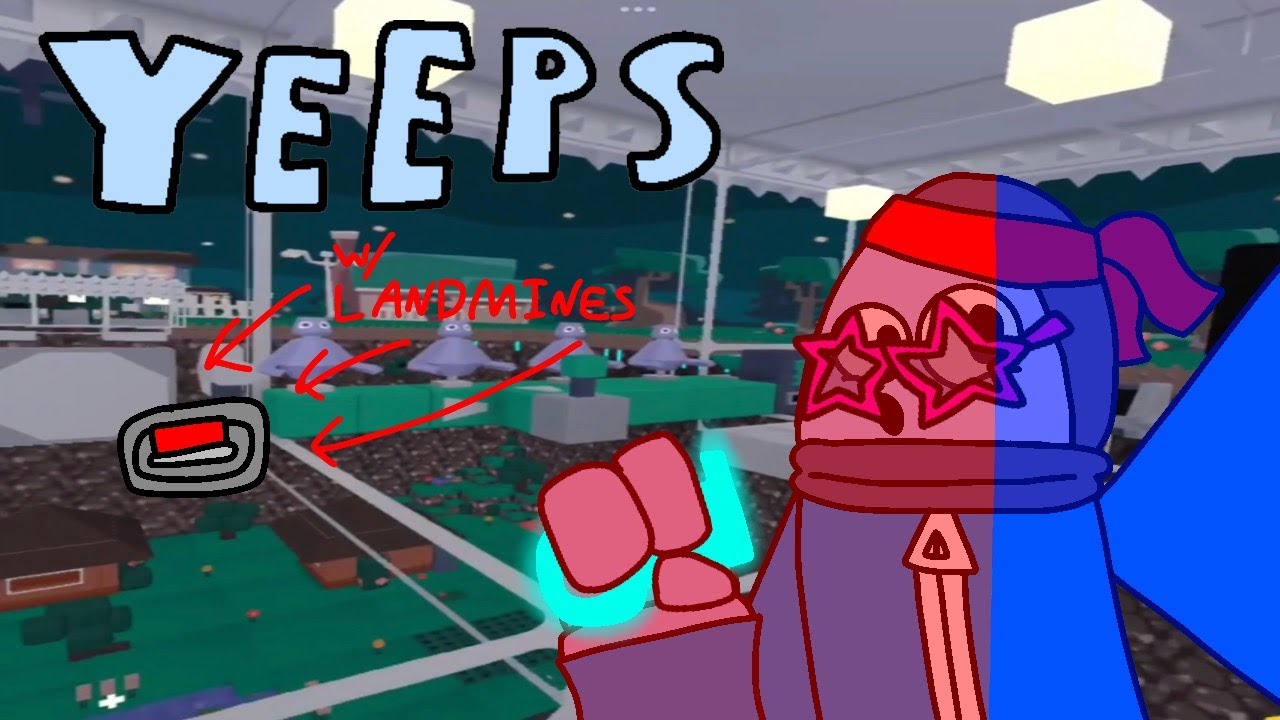 Yeeps Tutorial Map My Updated Battle Royale Map in Yeeps (w/ Landmines) - YouTube