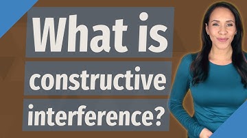 What is constructive interference?