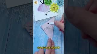 Paper DIY 🎭✂️#artist #cardsofinstagram #quilling #paperflower #cardmakinghobby #greetingcards
