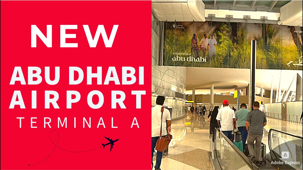 New Abu Dhabi International Airport Terminal A | Full Tour 4K