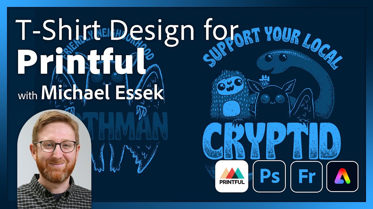 Create T-Shirt Designs with Michael Essek using Photoshop & Fresco