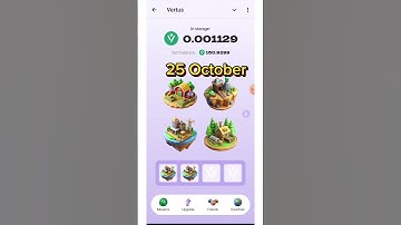 Vertus | Vertus Daily Combo | 25 October | Vertus Mining Bot Daily Combo video |