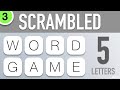 Scrambled word games vol 3  guess the word game 5 letter words