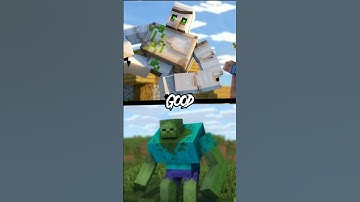 Minecraft Iron golem vs Mutant Zombie! who will win? Minecraft 1.19