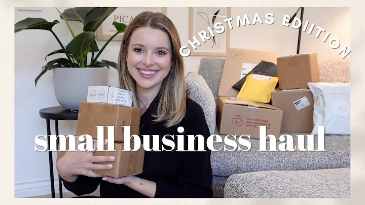 HUGE UNBOXIING - Small Business Haul. Christmas Gift Inspo Edition