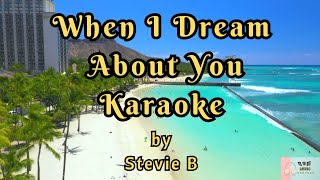 When I Dream About You Karaoke by Stevie B