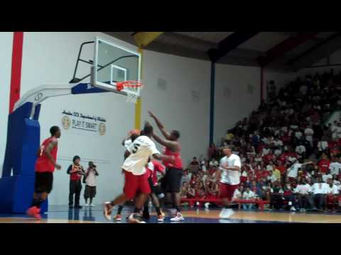 On Wednesday, May 19th 2010 Seniors from Bellaire and Yates High School Basketball Teams faced off at Delmar Field House to honor the life of Tobi Oyedeji. Tobi was tragically killed in a automobile accident on prom night at the young age of 17. Every player in the game wore Tobi's jersey number 35 to pay their respect. Tobi Oyedeji was a highly ranked basketball player nationally and looking forward to a promising future at Texas A&M after he graduated Bellaire High School. Many people in the local sneaker community remember Tobi when he was honored for his athletic accomplishments as part of the House Of Hoops Northline Grand Opening Festivities in 2009. Rest In Peace Tobi Oyedeji.